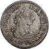 Image 1 : MEXICO, Mexico City, bust ½ real, Charles III, 1783 FF, NGC AU details / saltwater damage (El Cazado