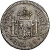 Image 2 : MEXICO, Mexico City, bust ½ real, Charles III, 1783 FF, NGC AU details / saltwater damage (El Cazado