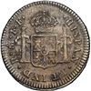 Image 2 : MEXICO, Mexico City, bust ½ real, Charles III, 1783 FF, NGC AU details / saltwater damage (El Cazado