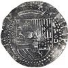 Image 1 : PERU, Lima, cob 2 reales, Philip II, assayer Diego de la Torre, *-ii to left, P-oD to right.