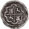 Image 2 : PERU, Lima, cob 1 real, Philip II, assayer Diego de la Torre, *-I to left, P-oD to right, ex-Ponte.