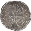 Image 2 : BOLIVIA, Potosí, cob 8 reales, Philip II, assayer B (3rd period), ex-Ponte.
