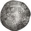 Image 1 : BOLIVIA, Potosí, cob 8 reales, Philip II, assayer B (4th period).