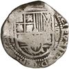 Image 1 : BOLIVIA, Potosí, cob 8 reales, Philip III, assayer R (curved leg).
