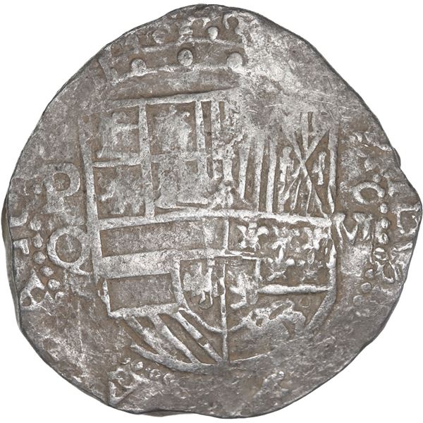 BOLIVIA, Potosí, cob 8 reales, Philip III, assayer Q.