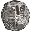 Image 1 : BOLIVIA, Potosí, cob 8 reales, Philip IV, assayer T (early 1630s).