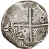 Image 2 : BOLIVIA, Potosí, cob 8 reales, Philip IV, assayer TR (large, early 1640s).