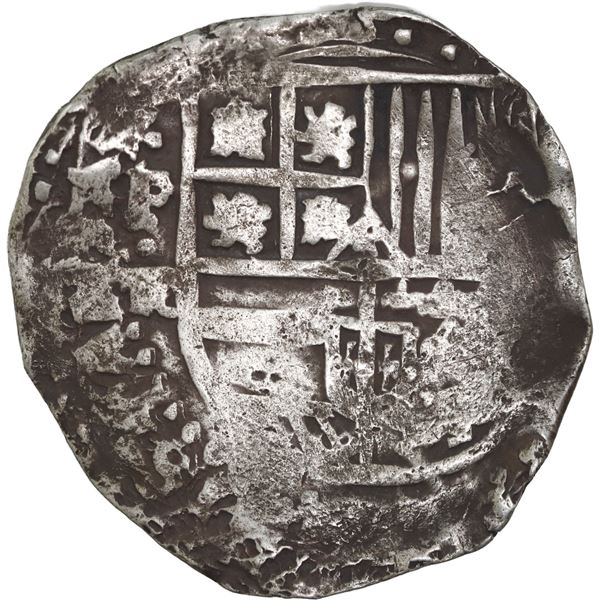 BOLIVIA, Potosí, cob 8 reales, Philip IV, assayer TR (early 1640s).