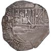 Image 1 : BOLIVIA, Potosí, cob 4 reales, Philip III, assayer RL (curved leg), retrograde S in HISPANIARVM, ex-