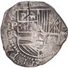 Image 1 : BOLIVIA, Potosí, cob 4 reales, Philip III, assayer RL (curved leg), retrograde S in HISPANIARVM, ex-