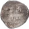 Image 2 : BOLIVIA, Potosí, cob 4 reales, Philip III, assayer RL (curved leg), retrograde S in HISPANIARVM, ex-