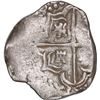 Image 2 : BOLIVIA, Potosí, cob 4 reales, Philip IV, assayer P (mid-1620s), quadrants of cross transposed, ex-P