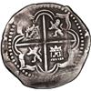 Image 2 : BOLIVIA, Potosí, cob 2 reales, Philip II, assayer B (3rd period), ex-Ponte.