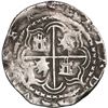 Image 2 : BOLIVIA, Potosí, cob 2 reales, Philip II, assayer B (5th period, borders of x's), ex-Ponte.