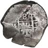 Image 1 : BOLIVIA, Potosí, cob 8 reales, 1719 Y.