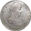Image 1 : BOLIVIA, Potosí, bust 8 reales, Ferdinand VII, 1820 PJ, NGC MS 60.