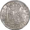 Image 2 : BOLIVIA, Potosí, bust 8 reales, Ferdinand VII, 1820 PJ, NGC MS 60.
