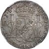Image 2 : BOLIVIA, Potosí, bust 8 reales, Ferdinand VII, 1825 JL, NGC AU details / cleaned.