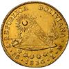 Image 2 : BOLIVIA, Potosí, gold 8 scudos, 1836 LM, NGC AU details / cleaned.