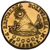 Image 2 : BOLIVIA, Potosí, gold 8 scudos, 1838 LM.