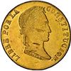 Image 1 : BOLIVIA, Potosí, gold 8 scudos, 1853 FP, NGC AU details / planchet flaw.