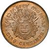 Image 2 : CAMBODIA, struck at the Brussels Mint, bronze 5 centimes, Norodom I, 1860, NGC MS 64 BN.