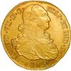 Image 1 : COLOMBIA, Popayán, gold bust 8 escudos, Ferdinand VII (bust of Charles IV), 1816 F.