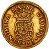 Image 2 : COLOMBIA, Popayán, gold bust 2 escudos, Charles III (bust of Ferdinand VI), 1768 J, ex-JEAS.