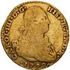 Image 1 : COLOMBIA, Bogotá, gold bust 2 escudos, Charles IV, 1799 JJ.