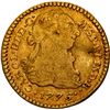 Image 1 : COLOMBIA, Popayán, gold bust 1 escudo, Charles III, 1776 SF.