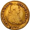Image 1 : COLOMBIA, Popayán, gold bust 1 escudo, Ferdinand VII (bust of Charles IV), 1810 JF.