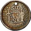 Image 2 : COLOMBIA, Popayán, bust 1 real, Charles III, 1772 JS, NGC VF details / holed, tooled, ex-Becerra.