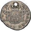 Image 2 : COLOMBIA, Bogotá, bust ½ real, Charles IV, 1796 JJ, with dot in assayer, recut date, NGC G details /