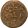 Image 2 : COLOMBIA, Santa Marta, copper ¼ real, Ferdinand VII, 1820.