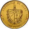 Image 2 : CUBA, gold 100 pesos, 1993, Bolívar and Martí, NGC MS 67.