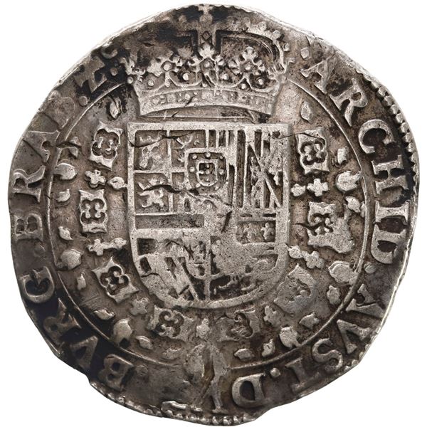 NETHERLANDS (Spanish), Brabant, Antwerp mint, patagon, Philip IV, 1634.