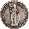 Image 1 : PERU, Lima, 1 real, 1838/7 MB, rare, NGC VF details / damaged, ex-O'Brien.