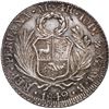 Image 2 : PERU, Lima, 4 reales, 1849 MB, ex-Sellschopp, ex-O'Brien.