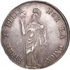 Image 1 : PERU, Pasco, 4 reales, 1855 M, B in circle at top of wreath, medal axis, NGC AU details / rev scratc