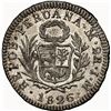 Image 2 : PERU, Lima, 2 reales, 1826 JM, four berries, NGC MS 62, ex-O'Brien.