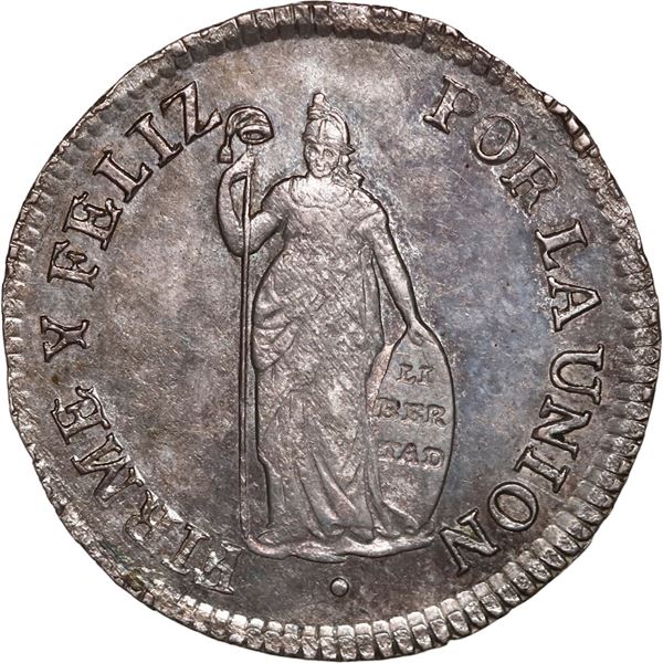 PERU, Lima, 2 reales, 1832 MM, NGC MS 62, ex-Flatt, ex-O'Brien.