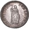 Image 1 : PERU, Cuzco, ½ real, 1827 GM, NGC AU details / cleaned, ex-O'Brien.