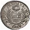Image 2 : PERU, Lima, ½ real, 1834 MM, NGC MS 64, ex-Hernandez, ex-O'Brien.