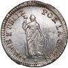 Image 1 : PERU, Lima, ½ real, 1843 MB, ex-Americas, ex-O'Brien.