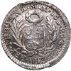 Image 2 : PERU, Lima, ½ real, 1843 MB, ex-Americas, ex-O'Brien.