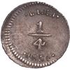 Image 2 : PERU, Lima, ¼ real, 1850, ex-O'Brien.