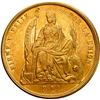 Image 1 : PERU, Lima, gold 8 escudos, 1863 YB.