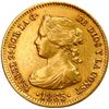 Image 1 : SPAIN, Madrid, gold 4 escudos, Isabel II, 1865.