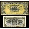 Image 1 : PARAGUAY, Banco de la República, serial number-matched pair of a 100 and 5 pesos, 26-12-1907, series