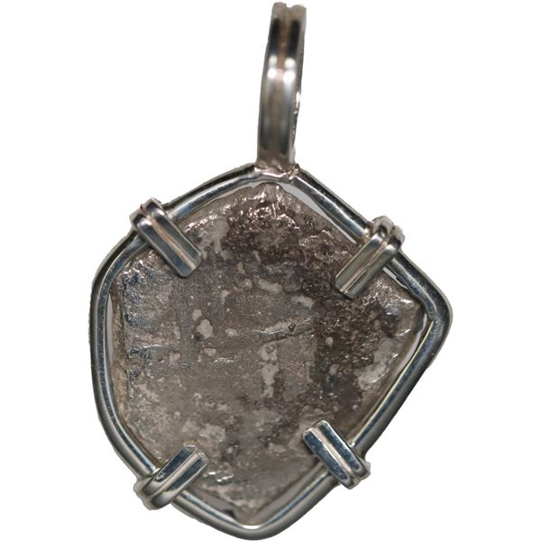 MEXICO, Mexico City, cob 1 real, Philip V, assayer not visible (J), style of 1712-13, ex-1715 Fleet,
